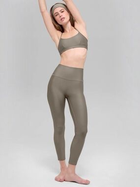 Alo 7/8 High Waist Airlift Leggings M Light Brown